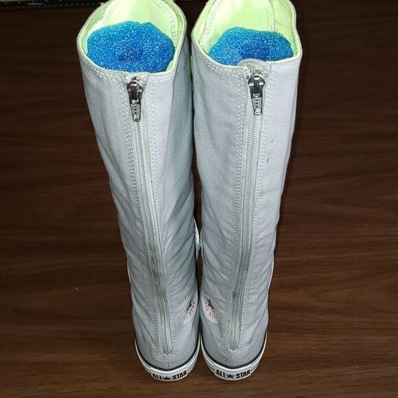 Converse All Stars Knee High Gray Chuck Taylors 5‎ - Picture 8 of 10